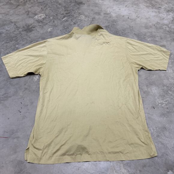 Masters Polo Shirt Mens Size M Gold Vintage Made In Italy Golfer Augusta Golf - Picture 5 of 7